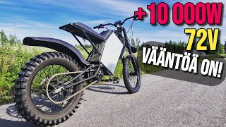 +10kw Vector Vortex sähköcrossipyörä arvostelu