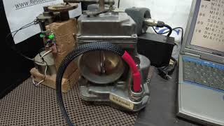 Mercedes 300CE throttle body bench test for Cheo in GA