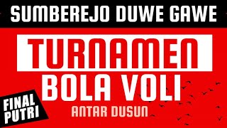 FULL MATCH FINAL VOLI PUTRI 🏐 DUSUN ROWO VS DUSUN WATES | HUT RI 79 DESA SUMBEREJO