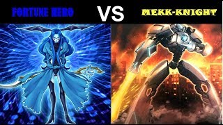 YuGiOh Duel - Fortune Hero vs Mekk-knight