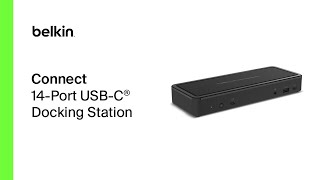 Belkin Connect 14-Port USB-C Docking Station, 65W (Chromebook Certified)