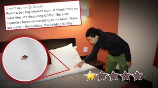 Staying at the WORST REVIEWED HOTEL in my city! **bad idea**