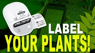 Label ALL YOUR PLANTS with This Tiny Printer | HPRT T20 Label Maker