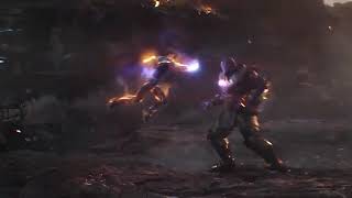 Thanos vs  captain  marvel  fight  scene  endgame