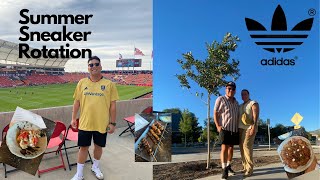 SUMMER SNEAKER ROTATION + (RSL game and SLC restaurant)