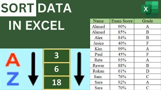 How to Sort Data in Excel | Sort Name in MS Excel