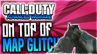 COD AW Glitches -On Top Of Map Atlas Gorge High Ledge Working Online!(COD AW)