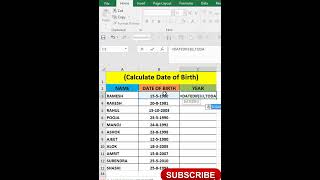 Ms Excel Tips and Trick in Hindi