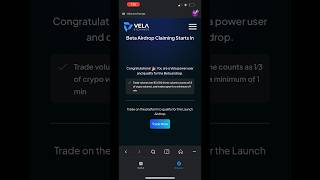 Vela Airdrop 💪🔥🔥 #airdrop #nft #ethereum20 #altcoins #bitcoin #cryptocurrency