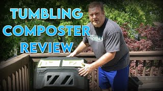 Best Composter Review! EJWOX 43 Gallon Tumbling Composter