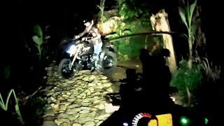 TOURING TRABASAN EXTREME PUNCAK DUA MALAM HARI/VERSYS 250/AEROX/XABRE/MSLAZ/MT 150