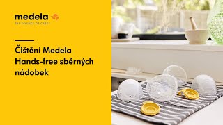 Čištění Medela Hands-Free sběrných nádobek