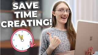 How to SPEND LESS TIME Online as a Content Creator!