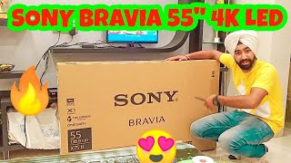 Unboxing and Review Sony Bravia 55 inch ❤️ 4k Ultra HD Android LED TV 55X7500H 🔥