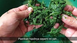 CARA MEMASAK DAUN SINGKONG BIAR TIDAK PAHIT