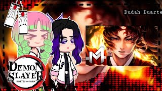 [☀️] Hashiras react ao rap do Yoriichi (Demon Slayer) // M4rkim // Gacha Ultra [☀️]