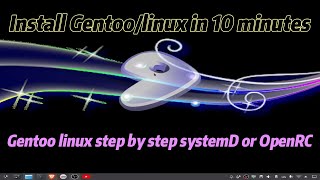 Gentoo Linux: Conquer the DIY Desktop with Script Installers (SystemD & OpenRC)