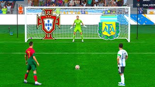 FIFA 23 ! PORTUGAL VS ARGENTINA ! RONALDO VS MESSI I  PENALTY SHOOTOUT ! PC GAME NEXT GEN 4K!