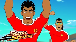 Dancing Rasta On a Ice | SupaStrikas Soccer kids cartoons | Super Cool Football Animation | Anime