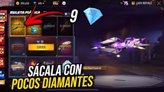 CÓMO SACAR EL ALA DELTA NAVE ESPACIAL CON SÓLO 9 DIAMANTES 💎 CÓMO SACAR LA RULETA MÁGICA FREE FIRE