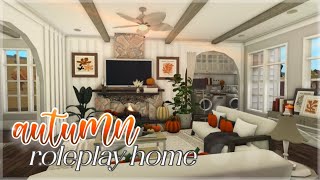 Bloxburg | Autumn Roleplay Home | Roblox | House Build