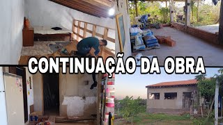 CONTINUAÇÃO DA OBRA NO SÍTIO/ESTÁ FICANDO TUDO MUITO LINDO!