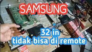 Cara memperbaiki tv led samsung tidak bisa di remote dan joystick rusak