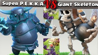 Clash of Clans giant skeleton gameplay.