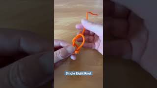 How to tie a figure eight knot easily and quickly?