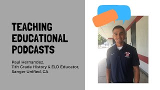 Teaching with Podcasts