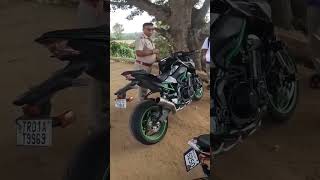 Cops Reaction on Superbike💥 #viral #trending #youtube #superbikes #shorts #kawasaki #z900 #bikelover