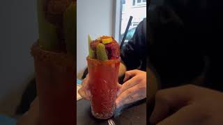 This drink has fried chicken & bacon - Miss G’s #foodvideos #amsterdam #amsterdamfood #foodvlogs