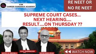 supreme Court cases..next hearing..result.. on Thursday #sc