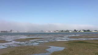 Bull Island Lagoon in Dublin IRELAND