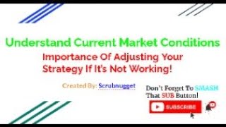 Understanding Current Market Conditions - The Importance Of Adjusting Your Strategy!