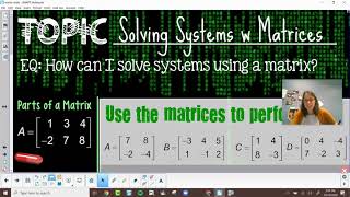 3.3 | Systems with Matrices