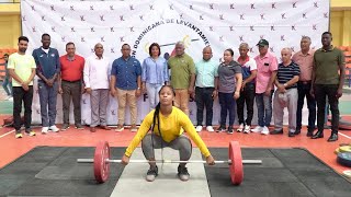 San Pedro domina primera jornada del campeonato regional Este U23 de Levantamiento de Pesas