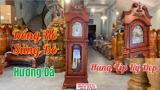 Đồng Hồ Cây Mẫu Sừng Bò Gỗ Hương Đá, Hoàn Thiện Kỹ Đẹp