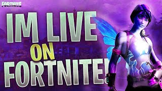 Live on Fortnite! I'm bored