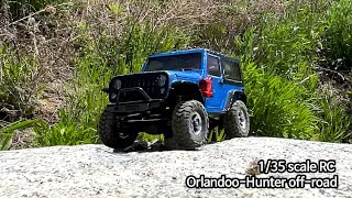 1/35 scale rc : Orlandoo-Hunter l Jeep Rangler Rubicon off-road adventure crawler #05