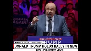 "Dr. Phil Calls for Unity in America | Inspiring Speech at Trump Rally in MSG"