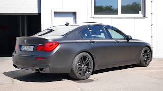 Chiptuning BMW 750i N63TU 449HP Pop Bangs Exhaust Sound