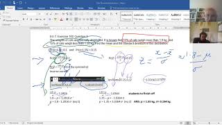 Solving problems using the normal distribution