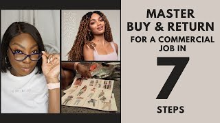 Fashion Stylist Tutorial | Master 'Buy & Return' For Commercial Jobs #Vlog