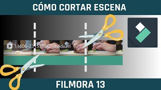 CÓMO CORTAR ESCENAS EN FILMORA 13