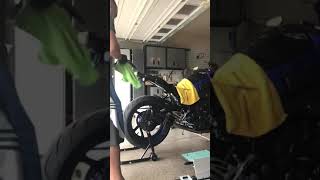 2018 Yamaha MT-10 Tail light installed