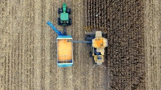 Rhea Farms Harvest 2015 Arlington Nebraska by @ Nebraska drone