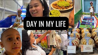 DAY IN MY LIFE | mom of 3, shopping, out to eat, bounce house, running errands + more