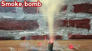 Make a smoke bomb || experiment with smoke bomb