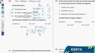 Karacan TV - 10.06.2020 / Kimya Deneme Sınavı Soru Çözümü